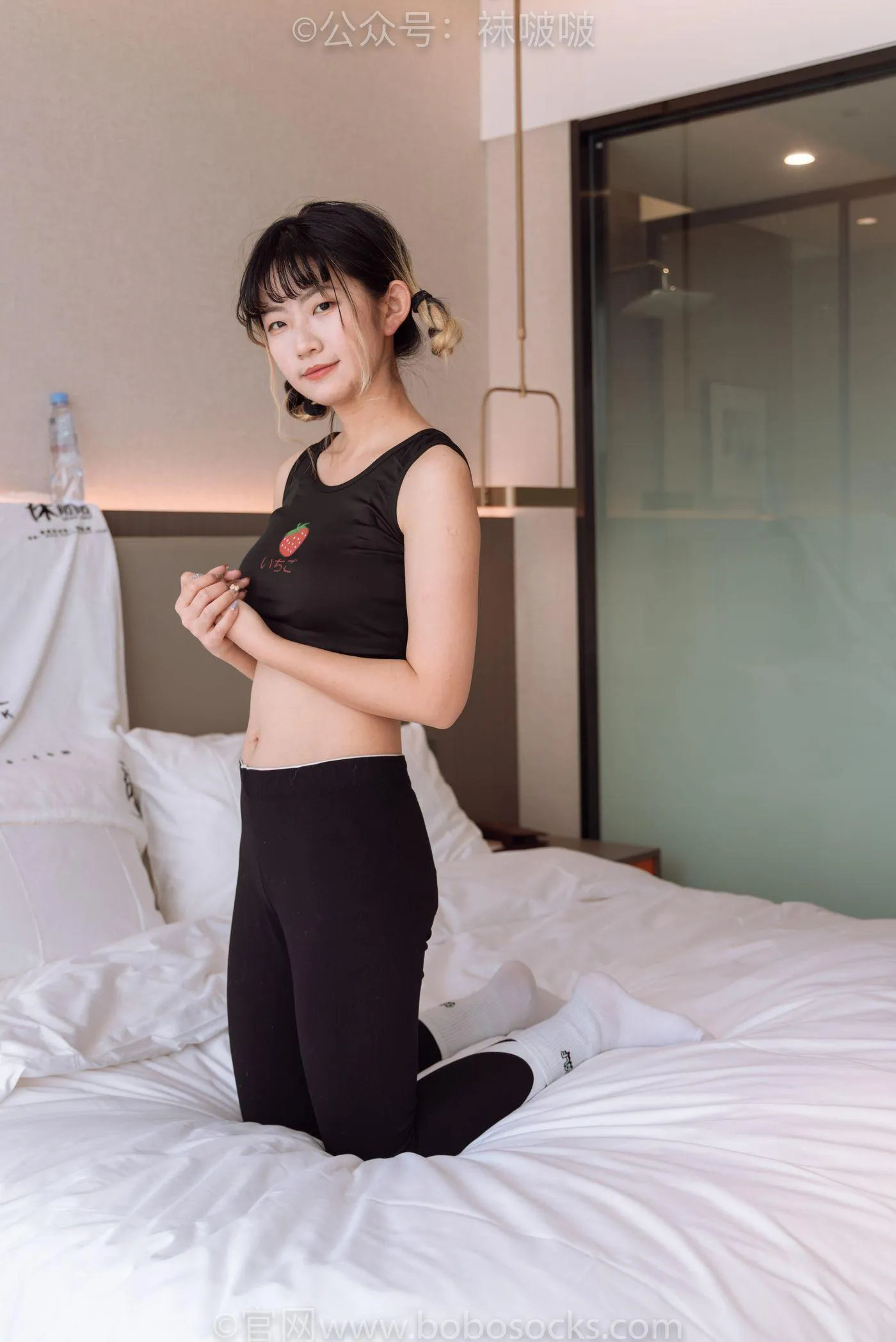 [BoBoSocks袜啵啵]NO.059 砂糖-AJ板鞋、白棉袜、裸足 [142P]插图6